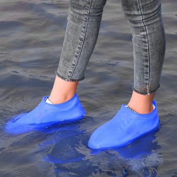 Многоразовые бахилы от дождя Waterproof silicone shoe cover оптом
